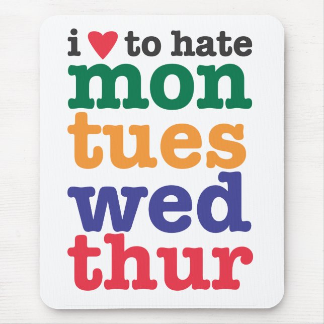 mim coração para diar o mousepad de (Frente)