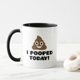 Mim de Pooped caneca de café hoje
