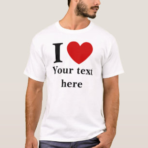 Mim dos homens camisa do coração (personalize co