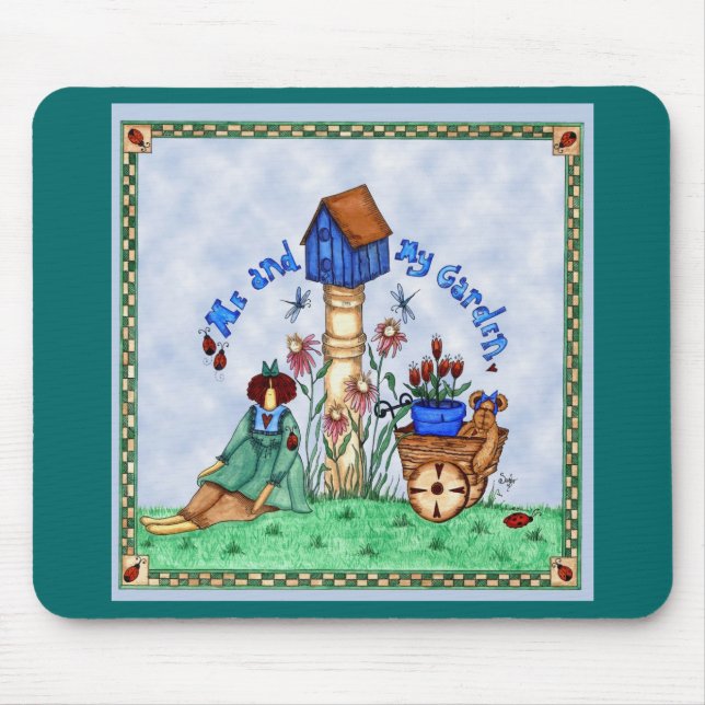 Me & my garden mousepad (Frente)