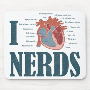 Mim NERD Mousepad do coração