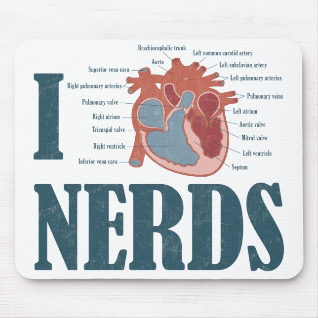 Mim NERD Mousepad do coração (Frente)