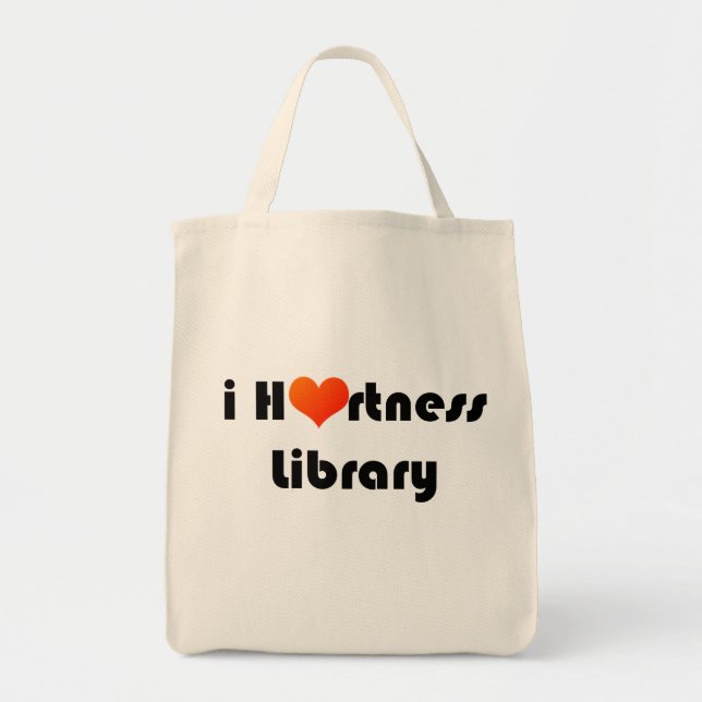 mim o bolsa da biblioteca de Hartness (Frente)