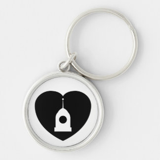 Mim servos <3! chaveiro no preto