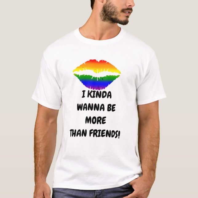 MIM TIPO WANT SER MAIS DO QUE camisetas dos AMIGOS (Frente)