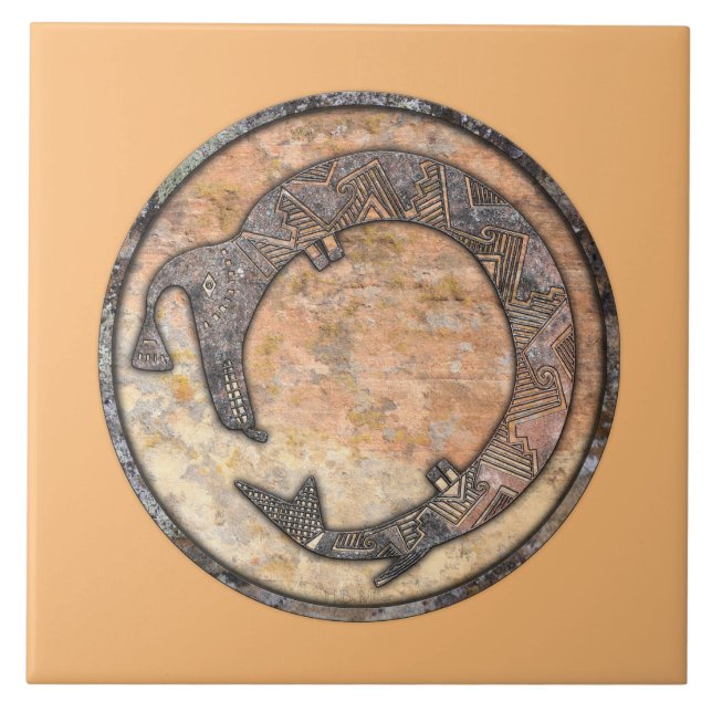 Mimbres Water Serpent Talking Canyons, Novo México (Frente)