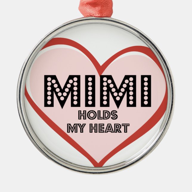 Mimi ornamento redondo (Frente)