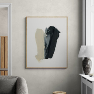 Mindful 2 minimalista Abstrato Canvas Wall Art