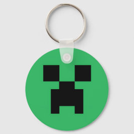 Minecraft game pixel art Chaveiro verde