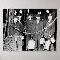 Mineradores de carvão - Poster