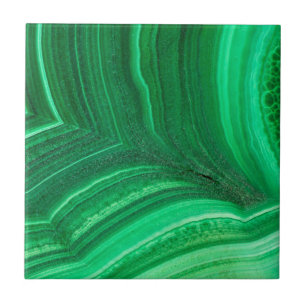 Mineral de Malaquita verde brilhante