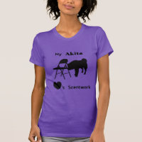 Minha Akita Adora Uma Camiseta