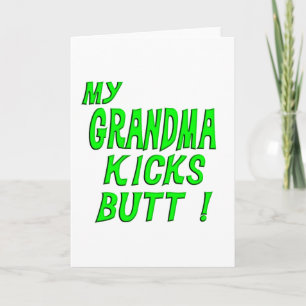 Minha avó Kicks Bumbum! Cartão