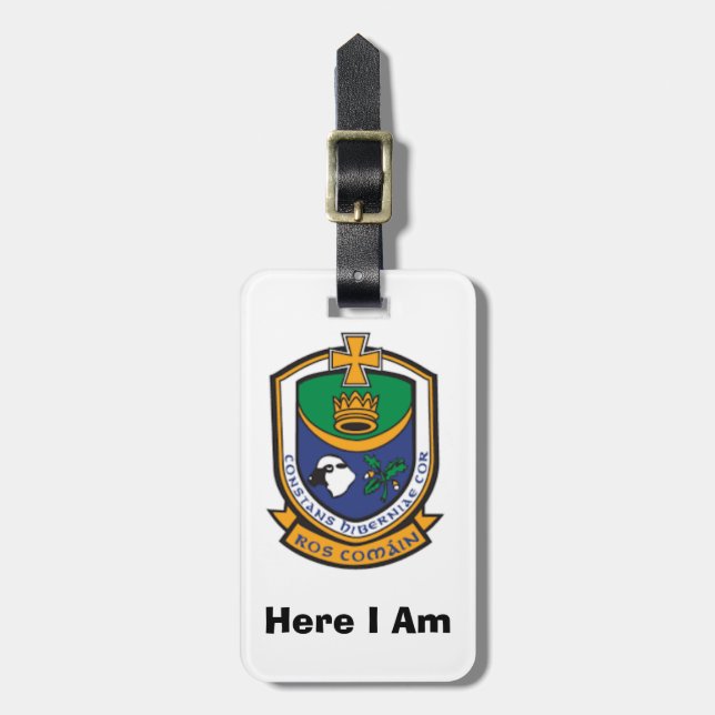 Minha Bagagem Personalizada Etiqueta de Identifica (Frente Vertical)