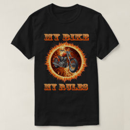 Minha Bicicleta Minhas Regras Camiseta Personaliza