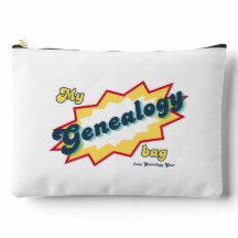 Minha Bolsa de Acessórios de Genealogia