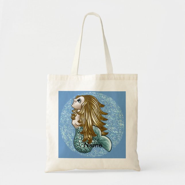 Minha Bolsa de Tote da Minha Sereia Mística (Frente)