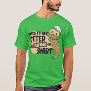 Minha Camisa De Banho - Engraçada Otter Pun 2391