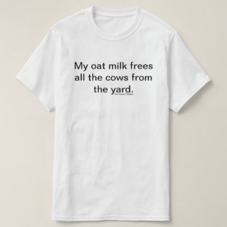 Minha camisa do leite da aveia (branca)