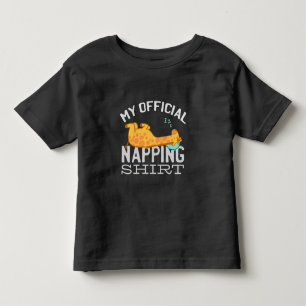 Minha camisa oficial de dormir - Girafa preguiçosa