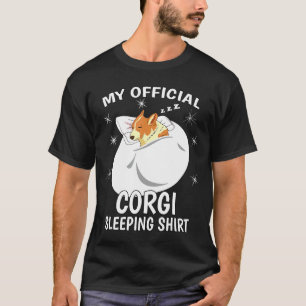 Minha Camisa Oficial de Dormir Pj Pijama Corgi