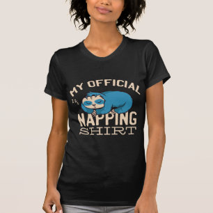 Minha camisa oficial de dormir, preguiçosa Sloth