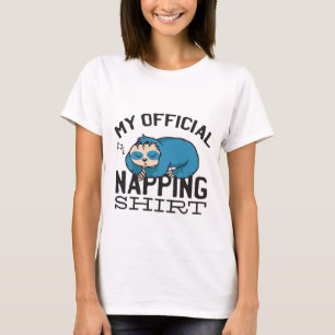 Minha camisa oficial de dormir - Preguiçoso Sloth