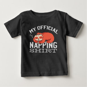 Minha camisa oficial para soneca Preguiça