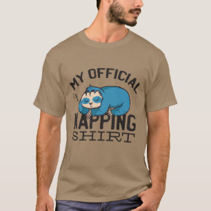 Minha camisa oficial para soneca - Preguiça dormin