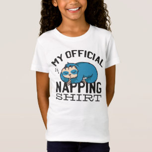 Minha camisa oficial para soneca - Preguiça dormin