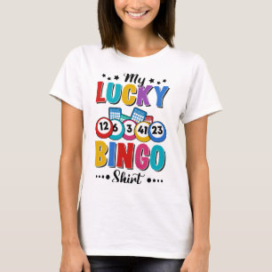 Minha Camisa Sortuda Bingo Lover Gambler