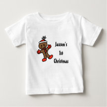 Minha camiseta bebê de pão de Natal de 1rua