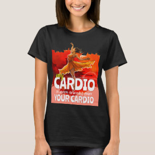 Minha Camiseta Cardio é Mais Graciosa para Meninas