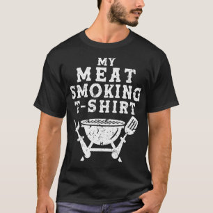 Minha Camiseta de Churrasco de Carne para Homens C