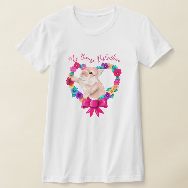 Minha Camiseta de Primavera do Coelho (Postura )