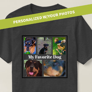 Minha Camiseta Favorita de Cachorros Crie a Sua Pr