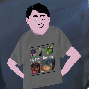 Minha Camiseta Favorita de Cachorros Crie o Seu Pr