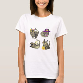 Minha Camiseta Gráfica de Gato Mágico e Fofo com M