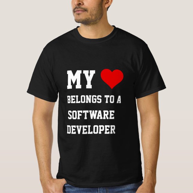 Minha Camiseta Pertence a um Desenvolvedor de Soft (Frente)