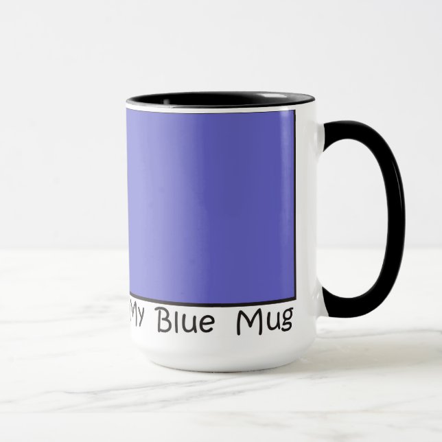 Minha caneca azul (Direita)