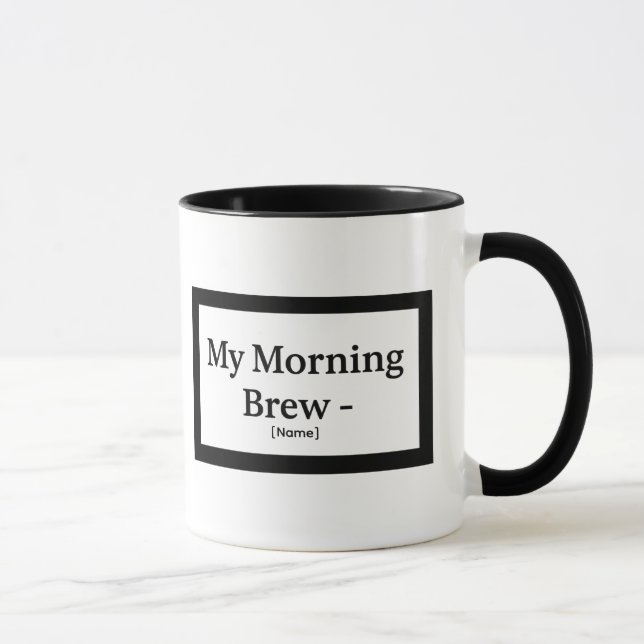 Minha Caneca de Café da Manhã – Personalizada – Ad (Direita)