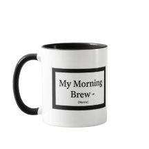Minha Caneca de Café da Manhã – Personalizada – Ad