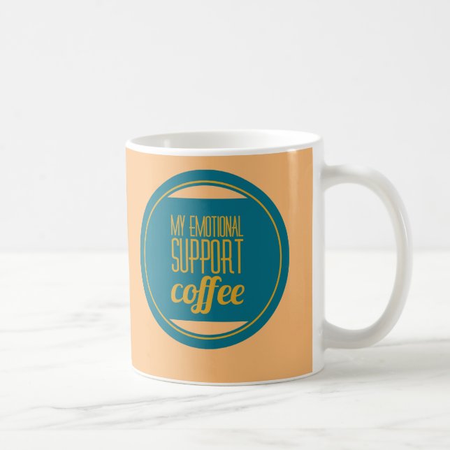 Minha Caneca de Café de Apoio Emocional | Café Div (Direita)