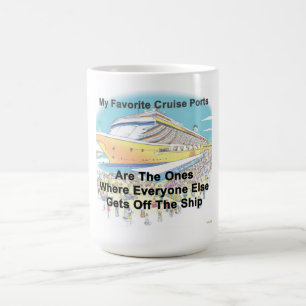 Minha caneca de café dos Portos de Cruzeiro Favori