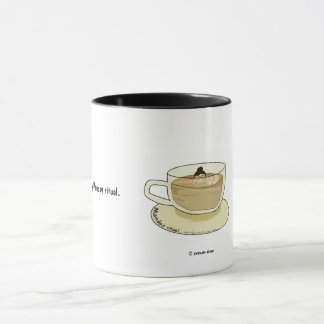 Minha caneca de café ritual de segunda
