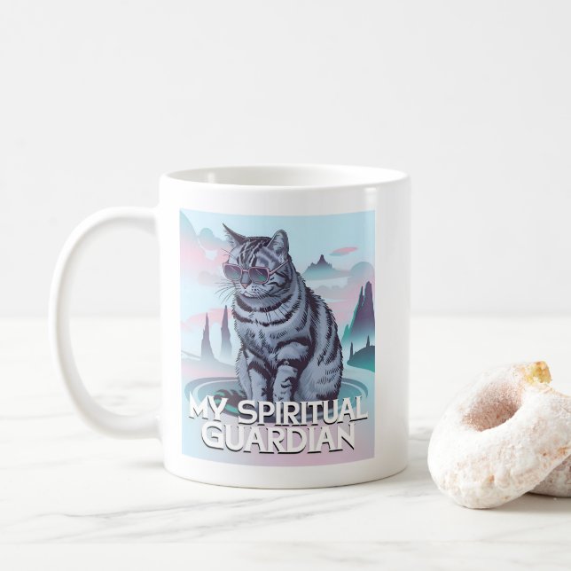 Minha caneca de gato espiritual (Com Donut)