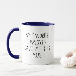 Minha Caneca Engraçada Dado Pelo Meu Funcionário F