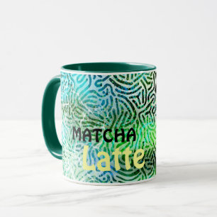 Minha caneca favorita de Matcha Latte VERDE
