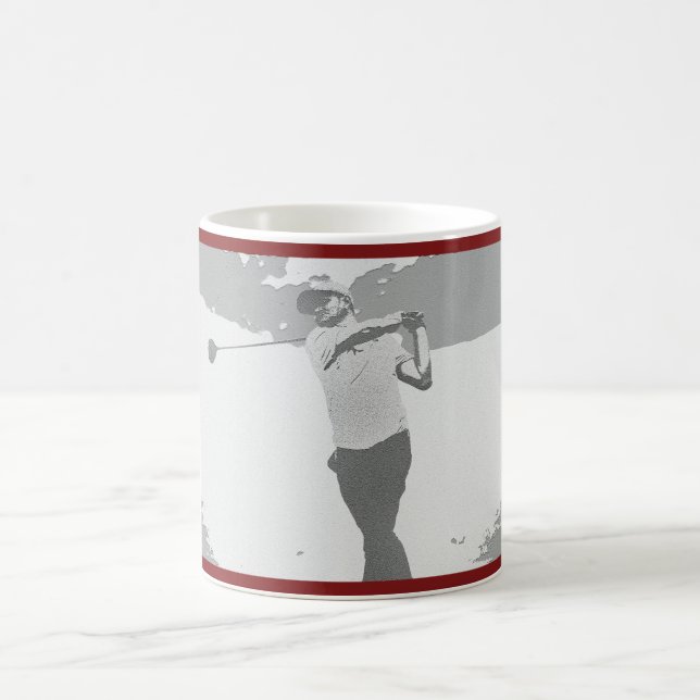 Minha Caneca Mágica do Treinador de Golfe Favorito (Centro)