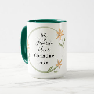 Minha Caneca Personalizada com Foto da Tia Favorit